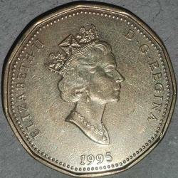 KANADA 1995  1 DOLAR  HATIRA Barışı Koruma Anıtı Ottawa