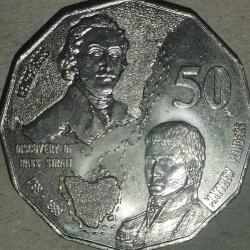 AVUSTRALYA  1998  50  CENT   200. Yıl Dönümü - Bas ve Flinderlerin Yolculuğu