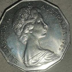 AVUSTRALYA  1982  50 CENT  XII İngiliz Milletler Topluluğu Oyunları