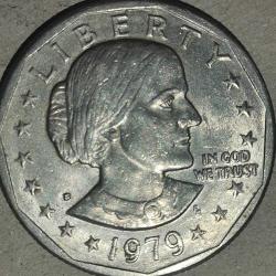 AMERİKA  1979 D  1 DOLAR   Susan B. Anthony Dollar