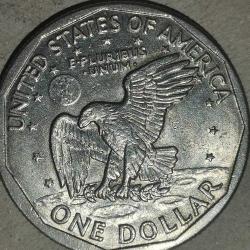 AMERİKA  1979 D  1 DOLAR   Susan B. Anthony Dollar