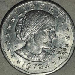 AMERİKA  1979  D  1 DOLAR   Susan B. Anthony Dollar