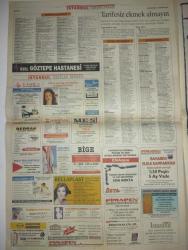 SABAH ISTANBUL GAZETESI DOĞUM GÜNÜ GAZETESI -15 Nisan 1998-Bağdat Caddesi’nde arı kovanı-adalar Belediye başkanı Can Esen-Esra Ceyhan-Erdal Bilallar-Şenol Başakar-Fethi yorgancılar-doğalgaza her ay zam çay set-kahve set-filiz Güler-hayal kahvesi-adayı bayramda çöpe boğdu-otopark haline gelen sokak-Bakırköy-Karaköy-Kartal-günün sözü-boyut otomotiv-yıkılması gerekirken satılıyor-Dünya modacıları İstanbul’da-piknik alanı Veliefendi-Carrefour-Göztepe hastanesi-nöbetçi eczaneler-telefonlar-rezervasyonlar-Yılmaz Erdoğan-Leyla tekgül-Onur Güvener-Eren Güvener-Nalan Saraç-Carrefour’da kredi kartı geçecek-Kadıköy belediye başkanı Selami Öztürk-Ayşen kurhan-İstanbul’da Çevre konferansı yapılacak-sayfa sayısı altı-doğum günü hediyesi