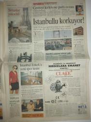 SABAH İSTANBUL GAZETESI DOĞUM GÜNÜ GAZETESI -2 Nisan 1998-Sebahat Örgüney - Yıldırım - Erdal Atabinin - Boğaç Baycık - İbrahim Sarı - Tansu Çiller - Cem Karaca - Sabri Uygun - Bülent Ecevit - Ayşe Kulin - Ceyda Aydede - Ayhan Kanal - Kenan - Osman Seden - Müjde Ar - Carol Burnett - Gary Sinyor - David Baddiel - Amanda Pays - Halit Refiğ - Matt Dillon - Yıldız Kenter - Sibel - Ferdi Tayfur - Feride - Erdal Bilir - Ahmet Güngör - Erhan Güneş - Mahsun Kırmızıgül  Gitme palyaço - Sevgi ormanına 400 fidan daha - Sokak gaspına son verildi - 1500 yıllık sütun bahçede duruyor - En büyük şöhret kapısı - Zenginlere huzurevi - İstanbul korkuyor - Şişli yeşeriyor - Olacağı buydu - Bu yaz mevsimi su kesintisi yok - Bayram tedbirleri - Gedikpaşa İlköğretim Okulu 2 trilyondan satışa çıkıyor - Ücretsiz sağlık taraması - 4 aydır gören yok - İstanbul Erkek’e yeni spor tesisi - Sütunlar yükseldi - Kaliteli güldürü - Komedi sürüyor - Selülit nasıl oluşur - Kısa sürede 25 baskı yaptı - Bir mimoza okuru