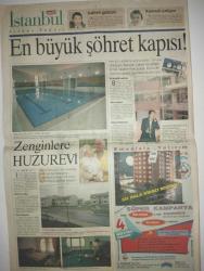 SABAH İSTANBUL GAZETESI DOĞUM GÜNÜ GAZETESI -2 Nisan 1998-Sebahat Örgüney - Yıldırım - Erdal Atabinin - Boğaç Baycık - İbrahim Sarı - Tansu Çiller - Cem Karaca - Sabri Uygun - Bülent Ecevit - Ayşe Kulin - Ceyda Aydede - Ayhan Kanal - Kenan - Osman Seden - Müjde Ar - Carol Burnett - Gary Sinyor - David Baddiel - Amanda Pays - Halit Refiğ - Matt Dillon - Yıldız Kenter - Sibel - Ferdi Tayfur - Feride - Erdal Bilir - Ahmet Güngör - Erhan Güneş - Mahsun Kırmızıgül  Gitme palyaço - Sevgi ormanına 400 fidan daha - Sokak gaspına son verildi - 1500 yıllık sütun bahçede duruyor - En büyük şöhret kapısı - Zenginlere huzurevi - İstanbul korkuyor - Şişli yeşeriyor - Olacağı buydu - Bu yaz mevsimi su kesintisi yok - Bayram tedbirleri - Gedikpaşa İlköğretim Okulu 2 trilyondan satışa çıkıyor - Ücretsiz sağlık taraması - 4 aydır gören yok - İstanbul Erkek’e yeni spor tesisi - Sütunlar yükseldi - Kaliteli güldürü - Komedi sürüyor - Selülit nasıl oluşur - Kısa sürede 25 baskı yaptı - Bir mimoza okuru