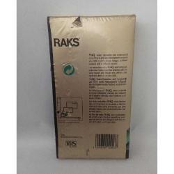 Vhs, Raks Super AQ E-180, Boş Video Kaset. Ambalajında Sıfır Ürün. Ambalajında hafif yıpranmalar olabilir