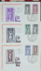 1969 Avusturya Viyana Başpiskoposluğunun 500. Yıldönümü 13 Adet FDC 4 Farklı Set