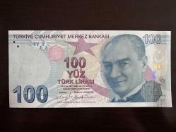 9. EMİSYON 100  TÜRK LİRASI  G 380 383083  ÇİL  TAM RADAR  TCM  4931
