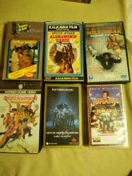 vhs ve beta 47 adet toplu satışta