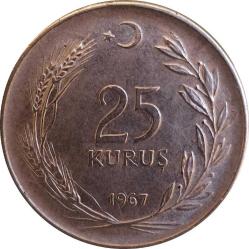 TC madeni 25 Kuruş