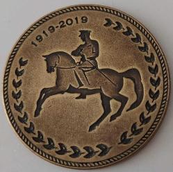 2019 ATATÜRK'ÜN SAMSUNA ÇIKIŞININ 100.YILI ANISINA PİRİNÇ-BRONZ ALAŞIMI MADALYON ORİJİNAL UUU1AA2 ÇOK NADİR