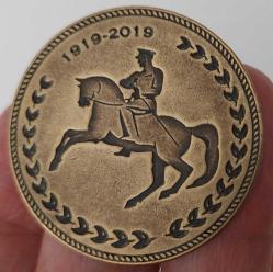 2019 ATATÜRK'ÜN SAMSUNA ÇIKIŞININ 100.YILI ANISINA PİRİNÇ-BRONZ ALAŞIMI MADALYON ORİJİNAL UUU1AA2 ÇOK NADİR