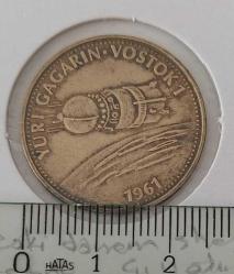 Efemera - 1961 YURI GAGARIN-VOSTOK 1 ANISINA ORİJİNAL SHELL JETONU EE2RR1 ÇOK NADİR - kitantik - kitaLog