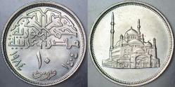 MISIR 10 PIASTRE 1984 MUHAMMED ALİ CAMİİ TEMALI. ÇİLALTI+
