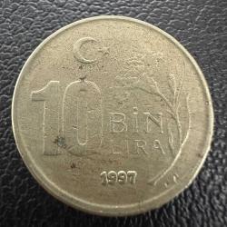 10 Bin Lira 1997 Kalın. 10.000