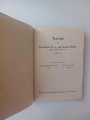 Jahrbuch 1939 - Instituts für Grenz und Auslandsstudien  ( Nazi Almanyası - Sınır ve Yurt Dışı Çalışmaları Enstitüsü Yıllığı ) [ Bez Ciltli ]