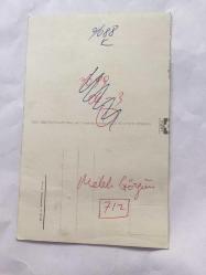 MELEK GÖRGÜN'ÜN ORİJİNAL KARTPOSTAL FOTOĞRAFI - 15 x 10 cm EBADINDA - MELEK GÖRGÜN MAYOSUYLA POZ VERİRKEN ÇEKİLMİŞ BİR KARE (ARKASI YAZILI)