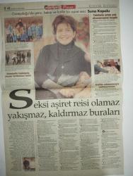 HÜRRİYET GAZETESİ DOĞUM GÜNÜ GAZETESİ-6 Aralık 2002-Mesude erşan-hasta başı maliyet 50 milyar TL-Karadeniz kemik erimesinde birinci-İngilizce mobbing iş yerinde duygusal taciz anlamına geliyor ve bizde de epeyce mağduru var iş yerinde mobbing var-Banu Tuna-Güneydoğu’da genç bekar ve kadın bir aşiret reisi Suna Kepolu-seksi aşiret reisi olamaz yakışmaz kaldırmaz buraları-kutup dalgakıran-sayfa sayısı iki-doğum günü hediyesi