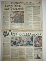 HÜRRİYET GAZETESİ DOĞUM GÜNÜ GAZETESİ-28 Nisan 1996-Ahu Tuğba-Adile Teyze-Nedret Kızılçalı-Selami Şahin-Deniz Akbulut-Serap Okyayz-Ufuk Alco-Doğukan Hazar-Barış Manço-Stephanie-Gunter Sachs-Brigitte Bardot-Mehlika Kenter-Kenan Kalav-Nevzat Akçığaz-Yıldız Cıbıroğlu-Yaşar Kemal-Alice Stuart-Azize Bergin-Tahsin Uslu-Metin Çekmez-Cerel Akdoy-Metin Serezli-Ela Altın-Rüçhan Gürel-Bariş Kaptan-Paris’ten gelen kürkler-Günün kadını-Kuklalara can veren adam-Kenter’lerde baba-oğul çatışması-Tek çocuk sorunu-Halıların da canı var-Dost başa düşman ayağa-Güzel yabancı-Kitap geldi kuyruk bitti-İhtiras kurbanı-Kireçlenmeye karşı sihirli mıknatıs-Bebeğin sağırlığı nasıl anlaşılır-Paris’ten gelen kürkler-Günün kadını-Kitap geldi kuyruk bitti-İhtiras kurbanı-İnce Memed-Deli Duman bölümü