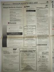 HÜRRİYET GAZETESİ DOĞUM GÜNÜ GAZETESİ-3 Kasım 1996-Ayten Alpman-Yasemin Kutsi-Aliye-Tuğba-Bülent Çetin-Kelly-Cevat-Türkan Şoray-Asu Maralman-Recep Kaymak-Selda Tosun-Robert Ludlum-Azize Bergin-Nilüfer-Bo Derek-Yıldız Cıbıroğlu-Metin Serezli-Ahmet Uğurlu-İlhan Daner-Melih-Cemil Atay-Ahmet Çalışkan-Nevzat Akçığez-Mehlika Kenter-Gülşen Bubikoğlu-Kenan Pars  Ayten Alpman’ın garip reçetesi-Kimisi için Japon işi Yasemin Kutsi için Çin işi-Elma yiyor Müzik yapıyor Ve 15 saat uyuyor-Eyvah hafta sonu geliyor-Tartışmadan sonra hediye vermek yararlı bir yoldur-Kızlar için şık pantolon kıyafetler-İşlemeli ufak çantalar-Ergenlik sivilcesi-Asker yolu beklerken-Kardeş çocukları-Çekingen aşık-Seni Seviyorum-Müzikten para kazanamayan Asu Maralman hamburger satacak-Ölüm Busesi-Sinemada da J.R. kötü adam olmaya devam ediyor-Her yere asılabilen dekoratif raflar-Muz özellikle demir yönünden zengindir-Köstek 2-Soğanlı et-Nilüfer Pino’ya hasret kalacak-Hollywood’da herkes onlardan söz ediyor-Bo Derek kız kar