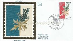 Monaco, Europa, 1981 İlk Gün Zarfı / FDC - İpek Baskı