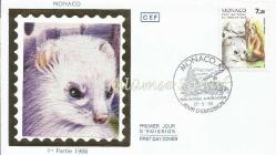 Monaco, Parc National du Mercantour, 1986 İlk Gün Zarfı / FDC - İpek Baskı