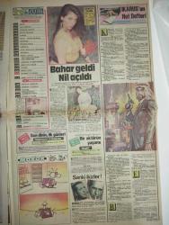 HÜRRİYET KELEBEK DOĞUM GÜNÜ GAZETESİ-13 Mayıs 1988-Ayla Yılmaz-Ulufer Oğuzcan-Neriman Erkut-Bilge Derinkök-Gülçin Ulugezen-Nevin Güllüoğlu-Mine Arasan-Leyla İsmier-Azize Biçin-Cybill Shepherd-Tarık Dursun K.-Nusret Ekesber-Murat Tekmen-Güzin Abla-Sabriye Yılmaz-Esra Karçı-Ayşe Ergin-Müjde Ar-Turgut Özakman-Üner Arıkan-Alev Sayın-Ferhan Tümay-Ümit Acar-Kenan Erçetingöz-Adile Tezcan-Adile Teyze-Tamer Karadağlı-Tansu Çiller-Tarık Akan-Kadir İnanır-Nurdan Şoray-Ayşegül Atik-Mehmet Ali Erbil  Kadın egemenliği-Kahveli istasyon-Çocuklar uykusuz kalmamalı-Akşamcılar, bal yiyin-Cybill Shepherd diyor ki-Gidiyor musunuz yoksa?-Sürekli uykusuzluk ve baş ağrısı çekiyorum-Annemiz bizi çok sıkıyor-Bizimkiler-Güngörmüşler-Toş-Dedektif Nik-Yeni mini dizi nefes kesecek-Kaderin oyunu-Seyircisiz ünlüler-Gönüllüler-Arşiv eğlencesi-Nöbetçi Mahkeme’nin güzeli-Bir haftada 17 film-Yeniden doğmuş gibiyim  Bizimkiler-Güngörmüşler-Toş-Dedektif Nik-H.Y.-Kavanagh-Chic Young-Tehdit