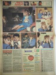 GÜNEŞ 2 DOĞUM GAZETESİ-29 Nisan 1985-Fatma Girik - Halide Edip Adıvar - Memduh Ün - Muharrem Demirağ - Uluer Süer - Sami Elitaş - Arman Evirgen - Gani Turanlı - Şafak Kırmızı - Safa Önal - Mesut Çakarlı - Zeki Alpan - Süheyl Eğriboz - Senar Gökhan - Selim Hançer - Uğur Buharalı - Eren Bavukol - Temur Çamak - Turgut Savaş - Cemil Cem - İrfan Tozoğl - Selçuk Turan - Tülay Tokatlı - Bülent Oran - Etoliy Tümer - Adile Naşit - Oktay Arayıcı - Sezen Aksu - Talat Bulut - İsmet Ay - Özcan Özgür - Bülent Biliç - Samim Değer - Selçuk Turanlı - Erdoğan Tokmakçıoğlu - Azize Berfin - Cemal Dündar - Ertuğrul Sayın  Eleştiriye kızmayın - Ayaklar geriye sayıyor - Kış cennetlerinde son eğlenceler - İkinci Çin Seddi - Amerikan kovboyları Avrupa’da - Japonya’da 21. yüzyıl - Vurun Kahpeye - Beyaz Gece - Her 100 kişiden 85’i baş ağrısı çekiyor - Baş ağrısı deyip geçmeyin - Kraliçenin İntikamı - İntikam Meleği - Samsun’da folklor şöleni - Görmeyen gözler santral yönetiyor - Rumuz Gonca Gül - Telli ama duvak