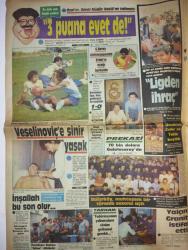 MİLLİYET GAZETESİ DOĞUM GÜNÜ GAZETESİ-18 Temmuz 1985-Turgut Özal’ın haç Turizmi-Hazreti Muhammed’in dişi ve ayak izi-sahnede koalisyon-nükhet duru-Zeki Alasya-Metin Akpınar-Hırkai Şerif-26 yıllık babalık davası çıkmazda adli tıp raporu sahte çıktı-Vasfiye Özkoçak-Ayhan Erözden-Ergun Çadırcı-Zehra karanlık-Yakup Niyazi Subaşı-Dündar kalyoncuoğlu-iş puanı evet-Turgut Özal‘ın genel müdür vekiline talimatı-Veselinoviçe sinir yasak-inşallah bu son olur-Denizlispor başkanı lokma döktürdü-Ahmet Dartar-Türkan Şoray’ın ikinci yağmuru-suistimal varsa yapanlar izlenir-Türkiye ziraat odaları birliği başkanı Osman Özbek-Bakırköy muhteşem bir törenle sezonu açtı-Naci ekşi-İlhan Söyler-Emin canını-Cevat prekazi sayfa sayısı dört-doğum günü hediyesi