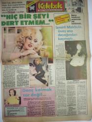 HÜRRİYET KELEBEK GAZETESİ DOĞUM GÜNÜ GAZETESİ-15 Şubat 1982-Sevim tuna hiçbir şey dert etmem-Ferit Sayman-Profesör güzin dilşen genç kalmak zor değil-İzmirli Makbule üvey ana dayandan kaçmış da-sihirli eller-Filiz Ersürer-Cihan Üstün-Mahmut Günay-Muammer gözalan-kelebek doktoru diyor ki kadınların korkulu rüyası adet sancıları-tugay Toksöz-Samim değer-Çiğdem İşbilir-Kadir birleşen-haraşo desenli kazak-fırında balık-Türk sinemasının ilahesini canlandırmak beni heyecanlandırıyor Meral orhonsay-Yves montand-sevdiğim kadın-Faye dunaway-Richard Chamberlain-Patric Mc.Nee-Nancy franks-Judith Fristner-Jenny beckwith-Martha Alexander-sayfa sayısı dört-doğum günü hediyesi - İdil Koleksiyon
