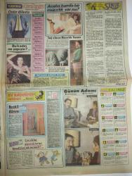 HÜRRİYET KELEBEK GAZETESİ DOĞUM GÜNÜ GAZETESİ-22 Mart 1986-Asuman Tuğberk Yalçın - Nihat Akyo - Sinan Özbalkan - Zeki Alasya - Metin Akpınar - Perihan Savaş - Tarık Tarcan - Suzan Avcı - Gamze Yarka - Aslan Altın - Erdoğan Tünaş - Hüriye Alço - Mesut Çakarlı - Dilek Bülbül - Murat Yıldız - Edun Eraslan - İnan Hancı - Bujur Bakanoglu - Tevger Çakmak - Peride Celal - Metin Soysal - Fikret Hakan - Cecilia - Neslihan Acar - İhsan Yüce - Osman Cengiz Nevzat Okçugil - Erol Tezeren - Ayser Besiroğlu - Gönül Tente - Ali Poyrazoğlu - İsmet Ay - Nilgün Belgün - Cemal Dündar  Minikler eğleniyor - Gösteri Merkezi’nde neşeli dakikalar - Günün adamı - Rock Kralı’nın Sonu - Üç Kadın - Aşk ve Kin - Beyaz Öfke - Mükemmel bir evlilik nasıl gerçekleşir - Bahar kıyafetleri cıvıl cıvıl - Kraliçenin melekleri - Devkuşu Saf - Sağ olasın Muzırlık Yasası - Acaba bunda bir muzırlık var mı - Günün Monsu - Aşkın Kanunu Yoktur - Çocuklar giyeceklerini kendileri mi seçmeli - Rüyalar Gerçek Olsa - Evim Güzel Evim -