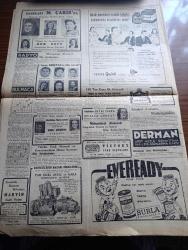 Cumhuriyet Gazetesi - 6 Eylül 1947 - 35 ler ve 47 ler yazan Nadir Nadi Başmakale - kabinede beklenen değişiklik dün yapıldı - kabineye giren yeni bakanlar Hüsrev Göle Şevket Adalan Cavit Ekin ve Münir Birsel Fotoğraf - Konya'da belediye işleri hiç de iyi yürümüyor - Mareşal Fevzi Çakmak Manisa'da - Türkiye Irak dostluk Anlaşması tasdik edildi - Türkçe yüzme birincilikleri başladı fotoğraf -Atıf İnan hakkındaki dedikodular - ecnebi ve azınlık okulları ücretleri arttırmak istiyor - Çariçe Elizabeth Toplayan Hamdi Varoğlu - İzmir at yarışları bu hafta başlıyor - Sinsi düşman filmi Yıldız sinemasında - Kanuni bir facia yazan Burhan Felek - Hamiyet Yüceses Safiye Ayla ve Mualla Gökçay Cağaloğlu Çiftesaraylar bahçesinde - Safiye Ayla Mustafa Çağlar Ve Hacer Buluş Darülaceze balosu için Taksim belediye Gazinosu'nda - Hasan traş bıçakları - Kemal Güngören şubesi Beşiktaş bahçesinde - Mualla Gökçay Büyükdere Beyazparkta - Mefharet Yıldırım Semiha Altın Hacer Buluş Yenikapı M. Çakır Gazinosunda