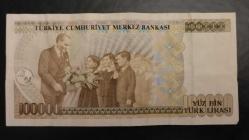 TÜRKİYE 7.NCİ EMİSYON 100.000. TL. E86 SERİSİ RESİMDE GÖRÜLDÜĞÜ GİBİ