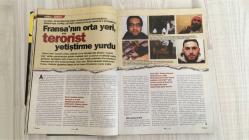 HAFTALIK HABER DERGİSİ - SAYI:41 - 22-28 OCAK - 2004 -  FRANSA’DA EL KAİDE KAMPI ORTAYA ÇIKTI – FONTAINEBLEAU ORMANI’NDA TERÖR EĞİTİMİ – ŞEYH SALMAN’DAN MCDONALD’S FETVASI MI – RUHU TECAVÜZE UĞRAYAN BEYOĞLU – VİZONTELE GİBİ O DA VİZYONDA: TUUBA’DAN İLK POZ – “BEN EVLENİYORUM”UN İLK ÇİFTİNDEN İLK FOTOĞRAFLAR – BAYHAN VE KENAN EVREN’İN GİZLİ İLİŞKİSİ – POPSTAR’DA MDP SENARYOSU – TRACY COX: HOT SEX’İN YAZARI – ROSALINDA VE MARIMAR’LA TAHT KURAN MARIA – POLİS TUTANAKLARINDAN ŞİDDETİN GERÇEK YÜZÜ – ATOM BOMBASI DOLANDIRICILIĞI – EL KAİDE’NİN SPOR SALONU TAKTİĞİ – LASHKAR-E TAIBA BAĞLANTISI – ŞEYH EBU ABDUL VE SUUDİ YARDIMLARI – MODERN DÜNYAYA NEFRET KAMPI – GSPC’DEN LONDRA’YA CİHAD AĞI  -  KARIM BOURTI – WILLY BRIGITTE – OMAR SAIKI – DJAMEL LOISEAU – SAMIR FERRAGA – BRAHIM YADEL – IBRAHIM KEITA – ŞEYH SALMAN AL AWDA – EBU KATADA – ŞEYH EBU ABDUL – USAME BIN LADEN – BAYHAN – KENAN EVREN – TURGUT ÖZAL – ABİDİN – FİRDEVS – TRACY COX – MARIA BARRIO – ROSALINDA – MARIMAR – ATİLLA –    96  SAYFA
