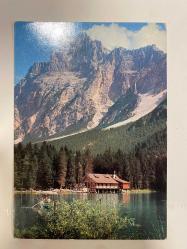 Dolomıtı Lago S.vıto dı cadore Kartpostal 15x10 ebatında