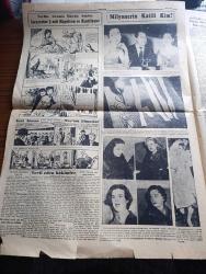 Cumhuriyet Gazetesi - 2 Şubat 1955 - Ayak ve yorgan yazan Nadir Nadi Başmakale - Adnan Menderes Yarın italya'dan ayrılıyor - Kızıl Çin Birleşmiş Milletler'e çağrıldı - Ankara mısır'ı tenkit ediyor - Adnan Menderes Dün Papa ile görüştü - Amerika'dan daha fazla buğday almak istedik - Adnan Menderes ve Fuat Köprülü Papa ile görüştükten sonra vatikan'dan ayrılırken fotoğraf - hastalarımız bugün Damlataş mağarasında küre başlıyor - bilyoner bankacı Serge Rubinstein'ı kim öldürdü - 1957 dünya güreş şampiyonasına talip olduk - Mim Kemal'in cenazesi muhteşem bir törenle kaldırıldı fotoğraf - Teneke yazan Yaşar Kemal Yazı Dizisi - İstiklal harbi günlerinde Isparta'da Mim Kemal yazan Kemal Turan - Düztaban yazan Burhan Felek - yeni futbol federasyon reisi Hasan Polat'ın beyanatı - Fenerbahçe'nin Adalet maçına hazırlığı - Football Association kupasını kim kazanacak - Beşiktaş Beykoz maçı yarın yapılıyor - meçhul korsan filmi Kadıköy hale sinemasında - Tarihe Geçmiş Büyük Aşklar