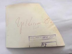 YEŞİLÇAM'IN UNUTULMAZ OYUNCUSU YILDIRIM ÖNAL'IN ORİJİNAL FOTOĞRAFI (AÇIKLAMAYI OKUYUNUZ - 15 x 12 cm EBADINDA