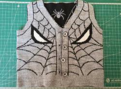 Yelek (Spiderman Motifli) (Bebek için, 9-12 Ay)