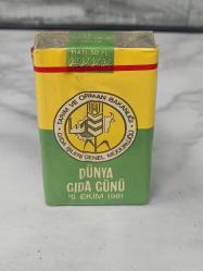 Antika Koleksiyonluk Nadir Dünya Gıda Günü Sigarası - Açılmamış