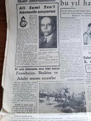 Cumhuriyet Gazetesi - 30 Temmuz 1959 - yaraya parmak yazan Nadir Nadi Başmakale - Dört Gazeteci Ahmet Emin Yalman Selami Akpınar Naim Tirali ve kervan dergisi sahibi Azmi Özcan Dün Hapse Mahkum Edildi - İsmet İnönü'nün Dokunulmazlığı - Çocuk Felci Vakaları Artıyor - Abdülhamid'e Yapılan Suikast Yazan Emin Ali Şavlı Yazı Dizisi - Hollywood'dan Stüdyo Temsilcisi Oscar Lax Geldi - Londra Festivalinde Üniversitelerimiz Başarı Kazandılar - İnce Mehmet yazan Yaşar Kemal Yazı Dizisi -  Uluç Ali Yazan Halikarnas Balıkçısı Yazı Dizisi - Ruhi Bahisler Yazan Doktor Halis Özgü - Ankara İstanbul Radyosu Programı - Kitap Gazete Ve Benzerlerinin İthali Serbest - Kızıllar Laos'a Girdiler -  Ali Sami Yen'i Hürmetle Anıyoruz - Fenerbahçe Beşiktaş Ve Adalet Sezonu Açıyorlar - Karagümrük Dün Yeni Sezonu Açtı - Fenerbahçe Tarafından Satışa Çıkarılan Kaleci Şükrü Ersoy - Milli Güreşçimiz Hamit Kaplan'a Profesyonellik Teklif Edildi - Balkan Oyunları Gelecek Yıl Türkiye'de Yapılacak - Harem Deniz Kulübü