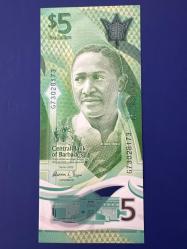 Barbados 5 Dolar 2022 Çil. Polimer