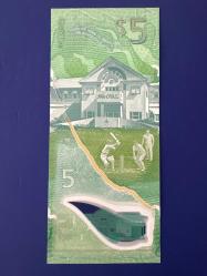 Barbados 5 Dolar 2022 Çil. Polimer