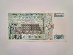 TC KAĞIT 50.000 LİRA 1970 ÇİL