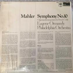 Gustav Mahler - Symphony No.10 / Eugene Ormandy & The Philadelphia Orchestra / UK 1973 / LP / *classical*