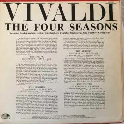 Vivaldi - The Four Seasons / Susanne Lautenbacher & Wurttemberg Chamber Orchestra / US 1966 / LP / *classical*