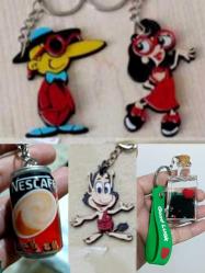Şişede yüzen batmayan kalp kutu Nescafe TipiTip Hugo Tipitoş anahtarlık süs set koleksiyon dekor tasarım hediye vintage retro aksesuar nostalji reklam promosyon hobi minyatür diorama