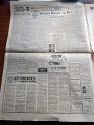 Cumhuriyet Gazetesi - 31 Temmuz 1959 - Demokrat Parti İdare Kurulu 2 Mühim Toplantı Yaptı - Çukobirlik'in Ortaklarına Borcu Yoktur - Tedhişçi Lider Grivas Kıbrıs'ta Yeni Hadiseler Çıkarmaya Çalışıyor - Hür Türkiye Adalet Partisi Feshedildi - Karaman'da Yazlık Bir Sinemanın Balkonu Çöktü - Profesör Asım Mutlugil Güzel Sanatlar Akademisi Müdürü Oldu - Bu Yıl 50 İlkokul Üçlü Ve Dörtlü Öğretim Yapacak - Abdülhamid'e Yapılan Suikast Yazan Emin Ali Şavlı Yazı Dizisi - Sovyet Rusya Ve Biz Yazan Samih Sami - Ortadirek yazan Yaşar Kemal yazı dizisi - Rus Lideri Hrutçef Berlin İçin İyimser  - Ankara Gazeteciler Festivali Yarın Başlıyor - Uluç Ali Yazan Halikarnas Balıkçısı Yazı Dizisi - İstanbul Ankara Radyosu Programı - Müşterek Pazar'a Girmek İçin Henüz Teşebbüs Yapılmadı - Üç Kadın Hakim Dün Dört Mühim Davaya Baktılar - Kaleci Şükrü Ersoy Fenerbahçe'ye Geri Döndü - Macarlar Beşiktaş'a Ş. Janoş'u Teklif Etti - Galatasaray Bugün Sezonu Açıyor - Fenerbahçe Denizcilik lokali açıldı