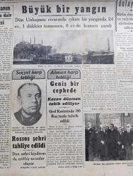 Cumhuriyet Gazetesi - 11 Temmuz 1942 - Amerikanın Avrupa'ya dair bilgisi Cumhuriyet Başmakale - Ankara'da hazin bir tören Refik Saydam'ın cenazesi fotoğraf - Aziz milli şefimiz İsmet İnönü Refik Saydam'ın cenazesinde fotoğraf - yeni başvekil Şükrü Saraçoğlu dün vazifesine başladı - Şükrü Saraçoğlu bekletileni bir tetkik esnasında fotoğraf - Unkapanı civarında çıkan yangında 24 ev 1 dükkan tamamen 6 evde kısmen yandı fotoğraf - Sovyet harp tebliği rossos şehri tahliye edildi - Alman harp tebliği geniş bir cephede kaçan düşman takip ediliyor - Dr Refik Saydam'ın vefasız dolayısıyla bütün dünya basını teessürümüze iştirak ediyor - merhum başvekil Refik Saydam'ın tabutu hususi trenden indiriliyor fotoğraf - Askeri Vaziyet Yazan Emekli General H. Emir Erkilet Yazı Dizisi - Müzeyyen Senar Cağaloğlu Çiftesaraylar bahçesinde - Bursa çekirge'de Ada Palas Oteli - Zati Sungur Kadıköy Opera sinemasında - Ülker fırtınası yazan Safiye Erol - Yağ Babındadır Yazan Burhan Felek - Bugünkü Radyo Programı