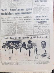 Cumhuriyet Gazetesi - 22 Ağustos 1947 - alışmadığımız şeyler yazan Nadir Nadi Başmakale - Halk Partisi grubunun içtimai ehemmiyetle bekleniyor - Akdeniz Devletleri arasında işbirliği - CHP'nin demokratlar eline geçen tamimi - demokratları sinirlendiren bir başka tamim - İngiliz Mısır ihtilafı - tarım Bakanı Faik kurtoğlu'nun yeni beyanatı - Ankara'da kurulan motor fabrikası - İngiliz leander kruvazörü İzmir'de fotoğraf - İzmir fuarını iki gecede 75.000 kişi gezdi fotoğraf - Kuleli ve Maltepe Askeri liselerinin İstanbul'a nakli başladı - Tekel Genel Müdürü Hüsnü Kortel - Yabancı kadın yazan Ahmet Hidayet Reel yazı dizisi - haklarında yeniden dava açılan İzmir gazeteleri Yeni Asır ve demokrat İzmir - bir tüccarın itirafı yazan Burhan Felek - Denizli Valisi Hüdai karataban vefat etti - İstanbul At Yarışı yedinci hafta koşullarının tahminleri yazan Reşat Kuran - küçük hikaye yalan çeviren Cevat Tevfik Enson - Safiye Ayla bu akşam Marmara yat kulübünde -Hamiyet Yüceses Büyükdere Beyazparkta