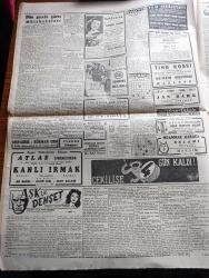 Cumhuriyet Gazetesi - 3 Aralık 1950 - Kore'deki savaştan sonra yazan Abidin Daver Başmakale - bütün dünyada ilk defa neşri gazetemize nasip olan tarihi resimler - Kore'de tugayımız yeni savaşlara hazırlanıyor - Macarthur Kore'de 600 bin komünist Çinli var diyor - Kore'deki Kahraman birliğimize Başbakan Adnan Menderes'ten mesajlar - dün geceki güreş müsabakaları - dün gece spor sarayında karşılaşan güreşçiler - Truman Attle mülakatı - Amerika mektupları yazan Doğan Nadi - vizesiz çingeneler Bulgaristan'a iade edildi - Ali Ulvi Karikatür - haftanın şakaları yazan Burhan Felek - Kore kahramanları yazan Falih Rıfkı Atay - Seksoloji Aralık Sayısı Çıktı - Karanlık Oda Yazan Peride Celal Yazı Dizisi - değerli sanatkar Hamiyet Yüceses Taksim kristal salonunda - Yusuf İzzettin Efendi'nin içinde intihar ettiği oda Yazan Haluk Yusuf Şehsuvaroğlu - Jan Dark Lale Sümer Yıldız İnci Sinemasında - Türk İsrail milli maçı bugün oynanıyor - Fransız B milli takımı Ankara'ya gelecek - Morris Otomobil